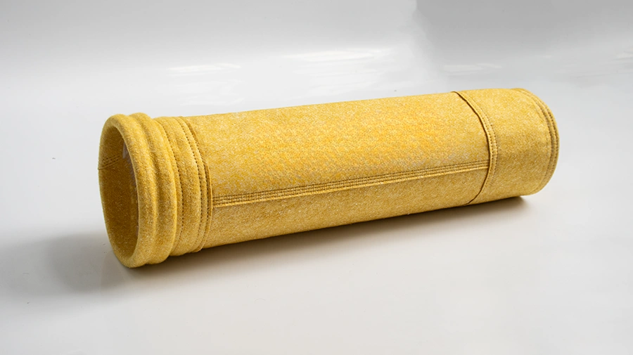 Korozif baca gazı için yüksek sıcaklık PI / PTFE filtre torbası